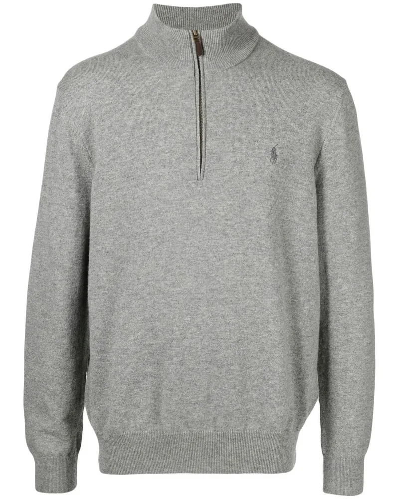 Ralph Lauren Strickpullover mit Logo-Stickerei - Grau Grau