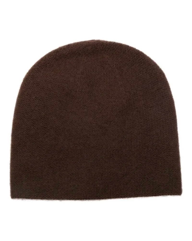 Liska Klassische Beanie - Braun Braun