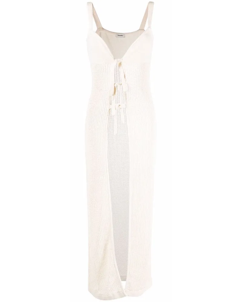 Nanushka Top mit Kapuze - Nude Nude