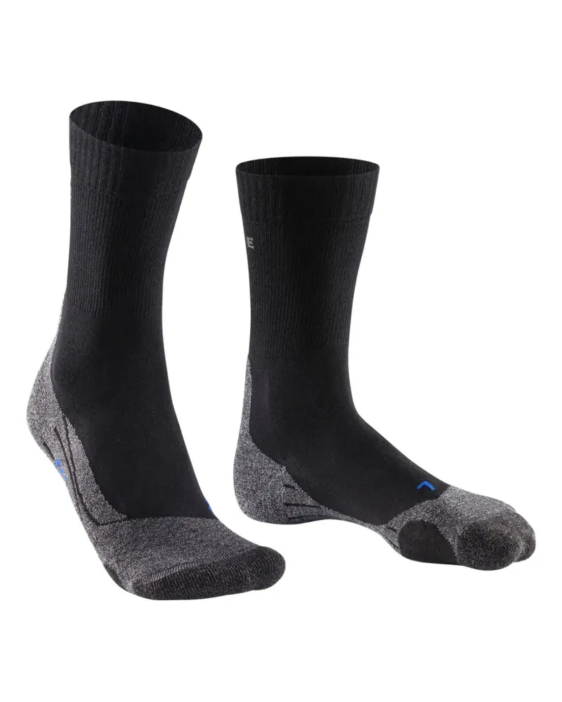Falke TK2 textured panel socks - Schwarz Schwarz