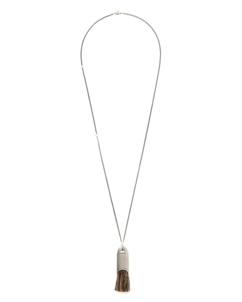 Christophe Lemaire Personal Brush Halskette - Silber Silber