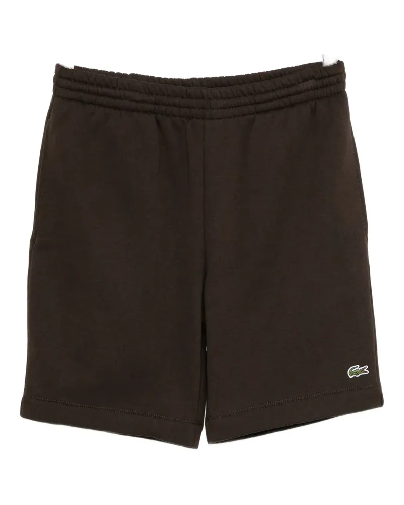 Lacoste logo-embroidered shorts - Braun Braun