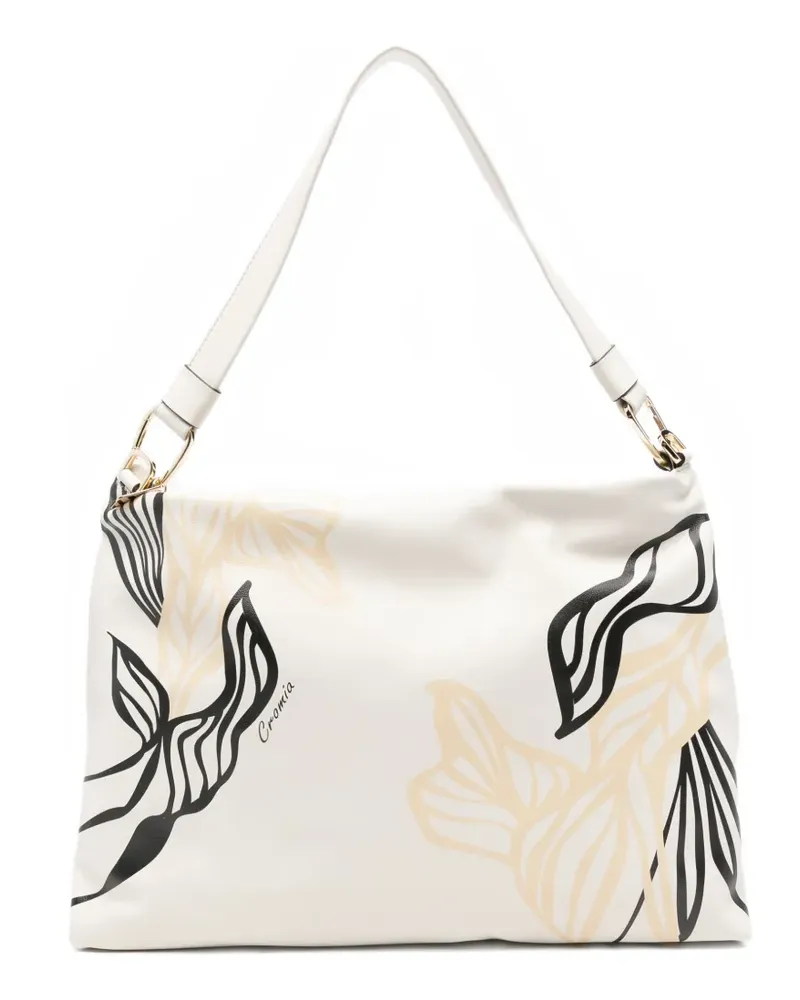 Cromia Wild Tote Bag mit Blumen-Print - Nude Nude