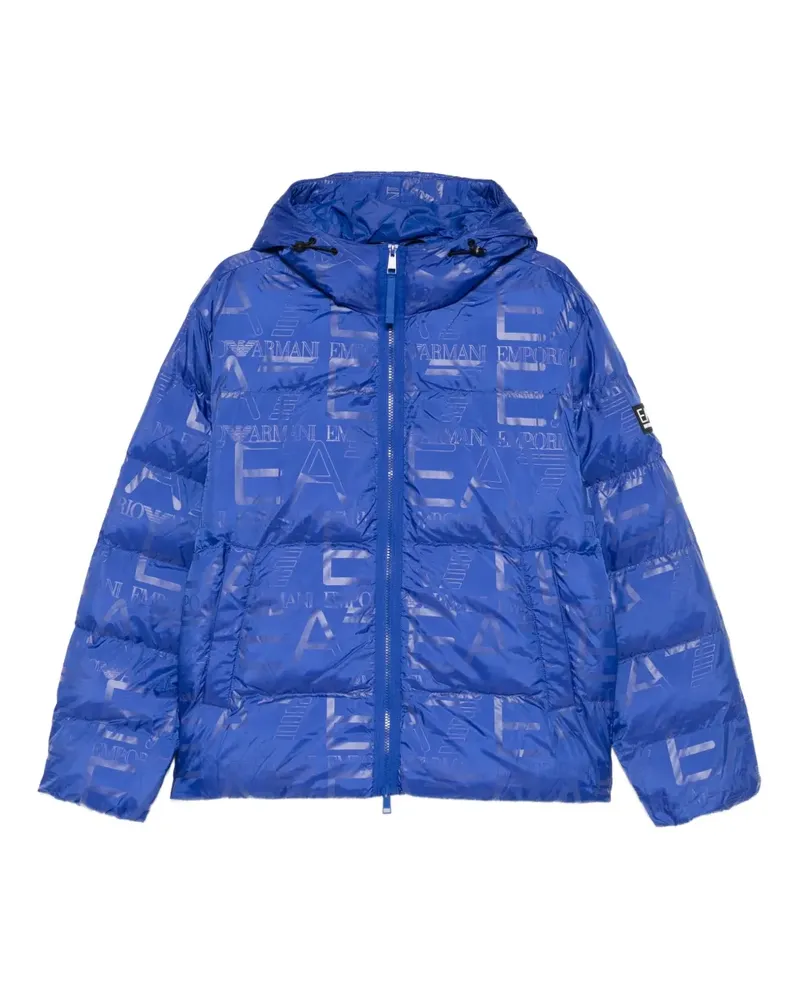 EA7 Jacke mit Kapuze - Blau Blau