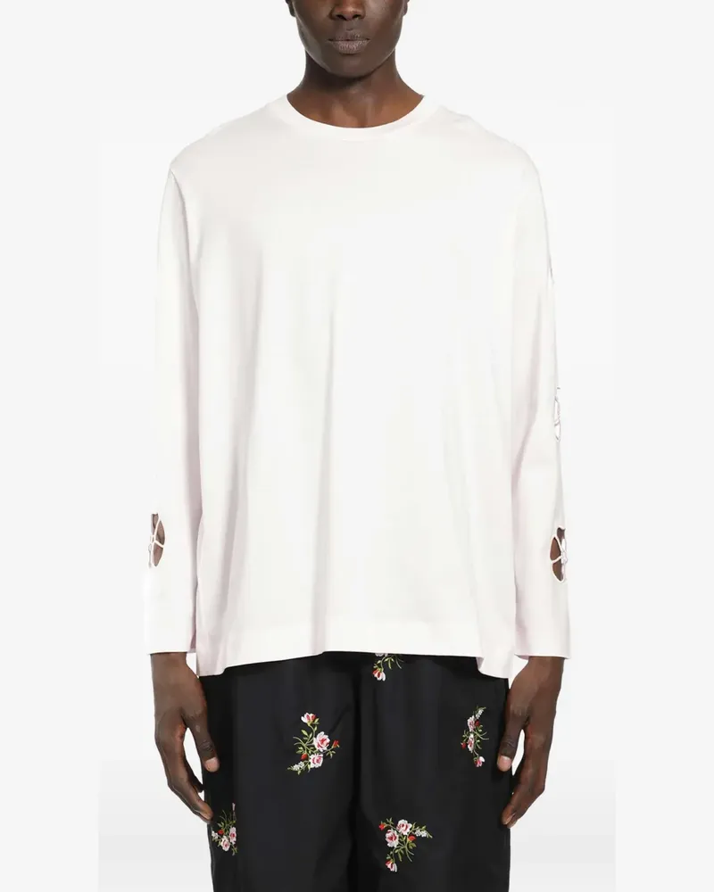 Simone Rocha long-sleeve T-shirt - Rosa Rosa