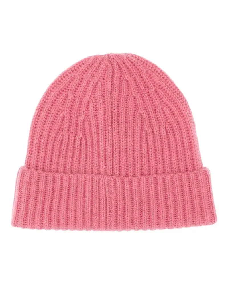 Lisa Yang Gerippte The Martigny Kaschmirmütze - Rosa Rosa