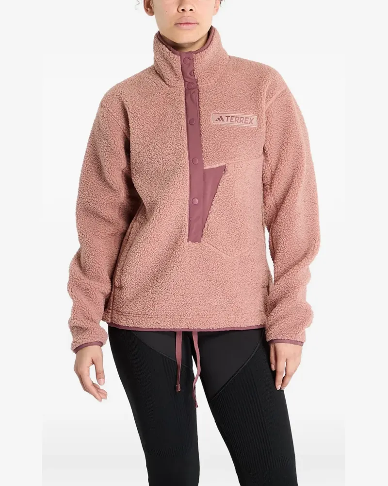 adidas buttoned sweater - Rosa Rosa