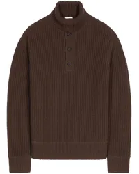 Dries van Noten Geknöpfter Pullover Braun