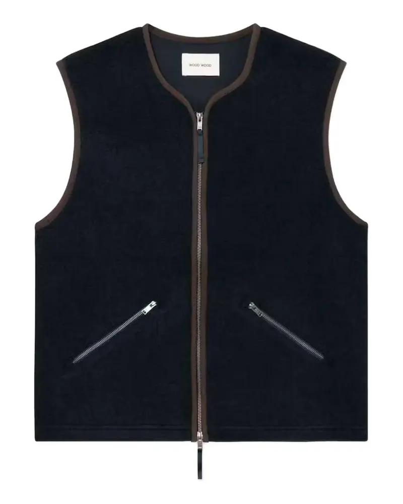 Wood Wood WWEik gilet - Blau Blau
