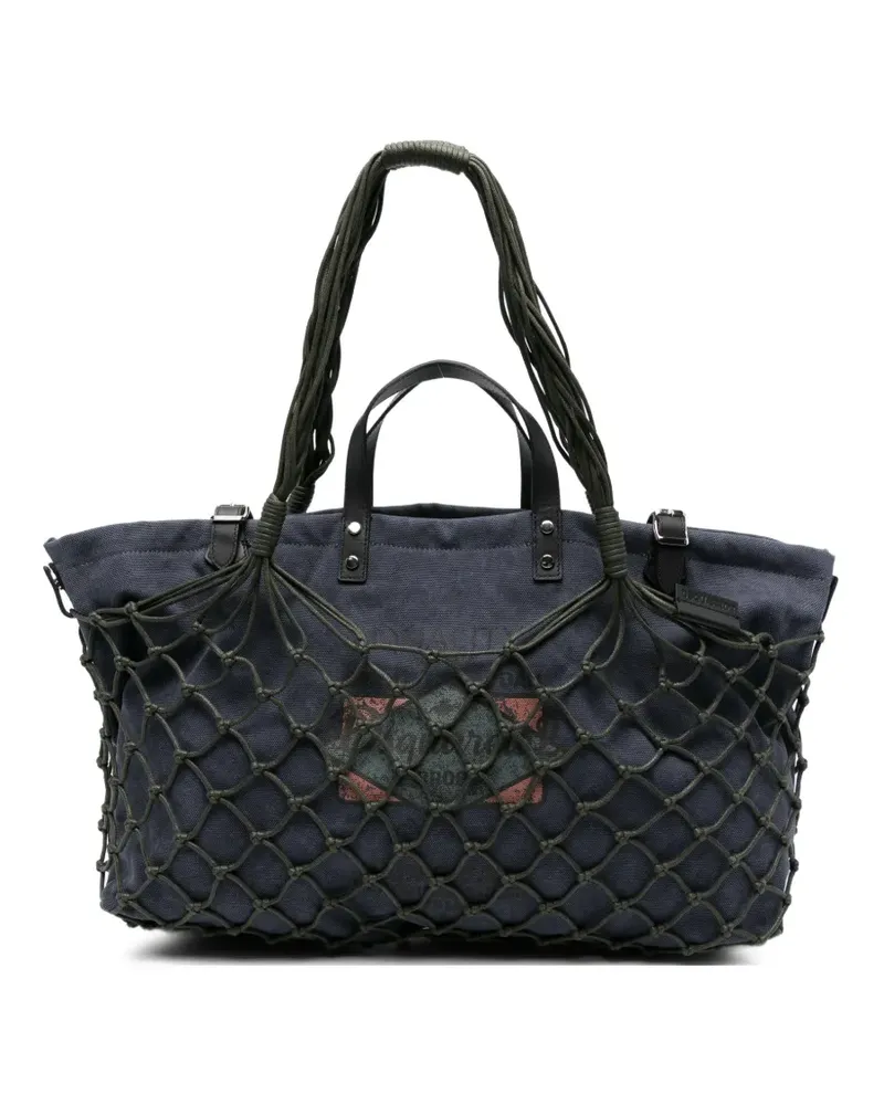 Dsquared2 graphic net tote bag - Blau Blau