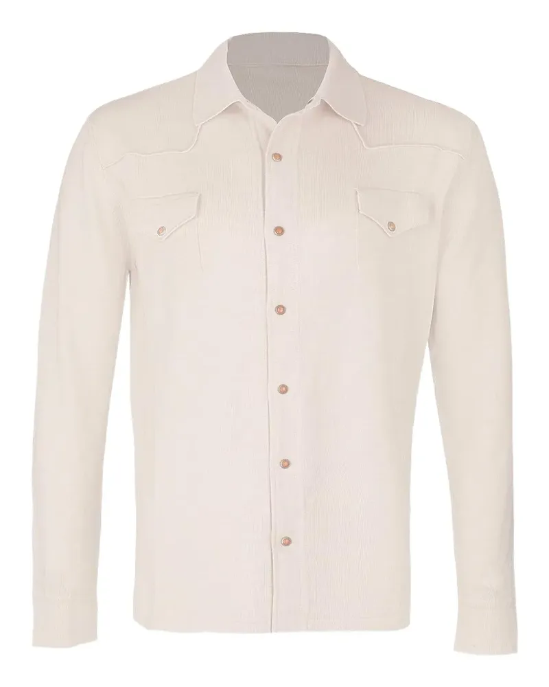 Eleventy Texas shirt - Weiß Weiß