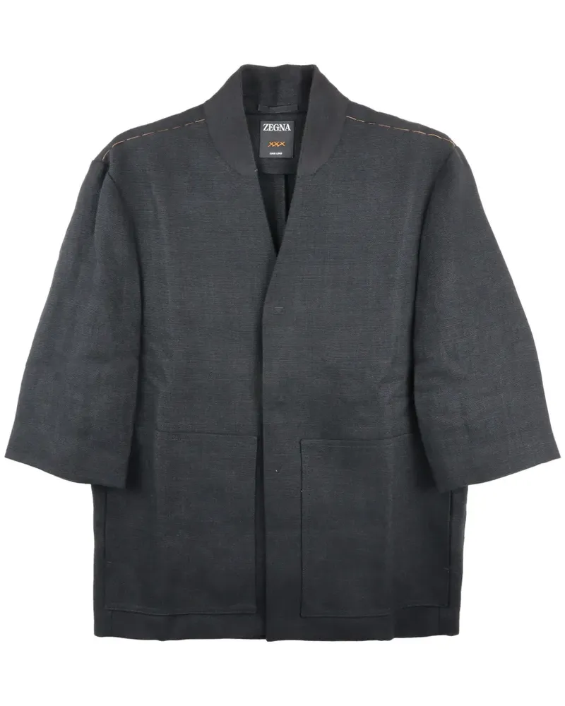 Ermenegildo Zegna Oasi Jacke - Schwarz Schwarz