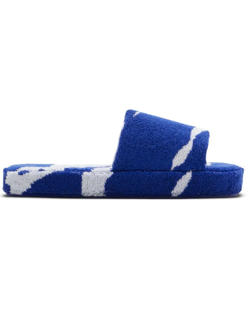 Burberry Snug Slipper mit Frottee - Blau Blau