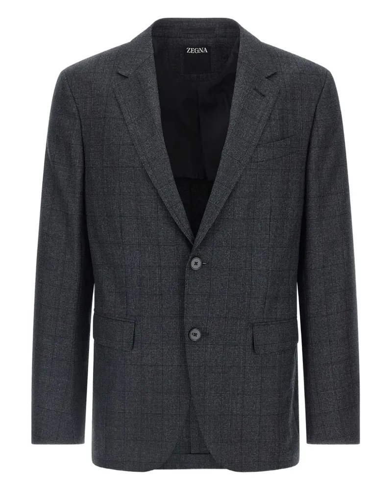 Ermenegildo Zegna Anzug mit Prince of Wales-Karo - Grau Grau