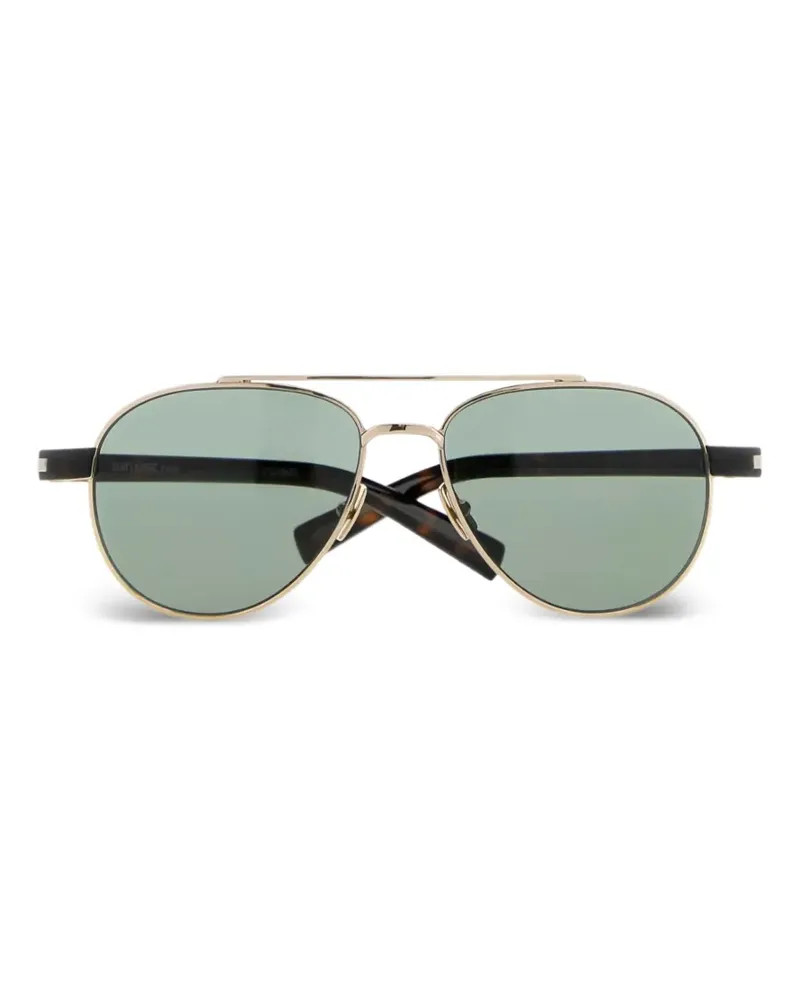 Saint Laurent Getönte Pilotenbrille - Gold Gold