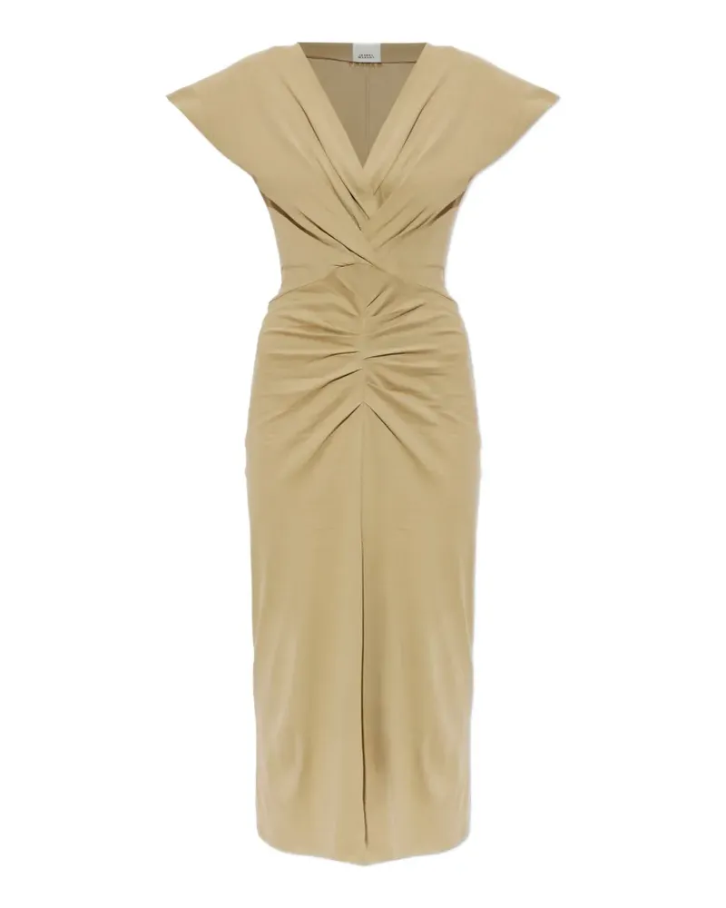Isabel Marant Nadra Kleid mit V-Ausschnitt - Nude Nude