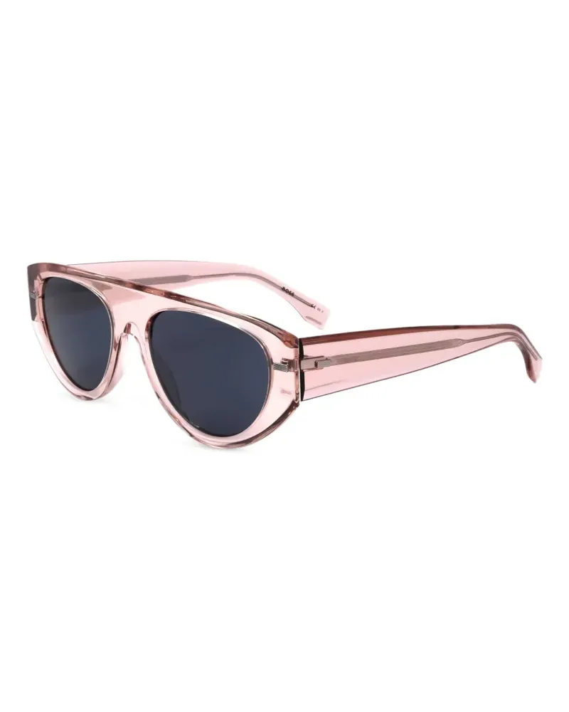 HUGO BOSS Sonnenbrille mit geometrischem Gestell - Rosa Rosa