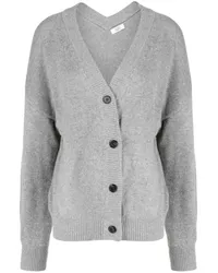 STUDIO TOMBOY Asymmetrischer Cardigan Grau