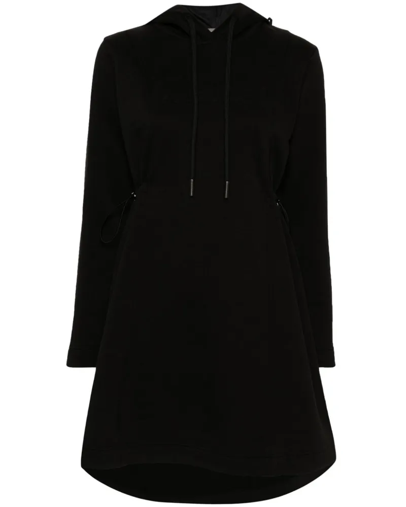 Moncler Minikleid mit Kapuze - Schwarz Schwarz