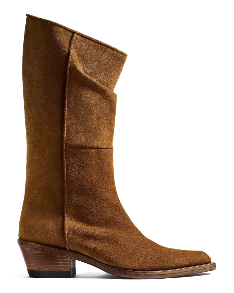 KHAITE Clive Boots - Braun Braun
