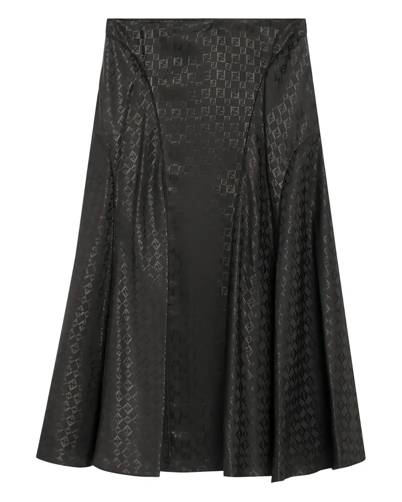 Fendi Midirock aus FF-Jacquard - Braun Braun