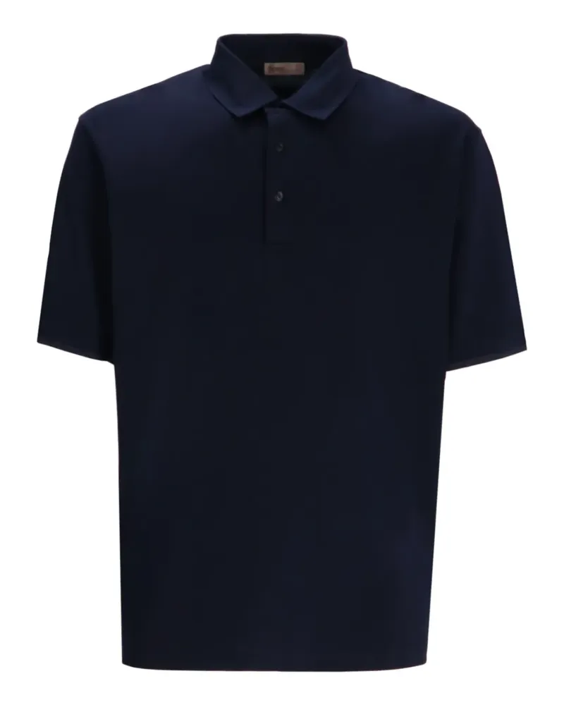 Herno Klassisches Poloshirt - Blau Blau