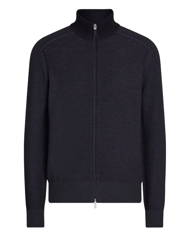 Ermenegildo Zegna Cardigan mit Reißverschluss - Blau Blau