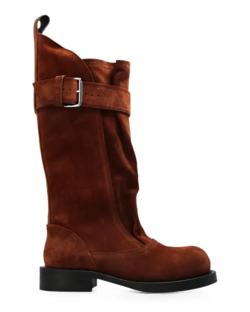IRO Riff Bikerstiefel mit Schnallenverschluss - Braun Braun