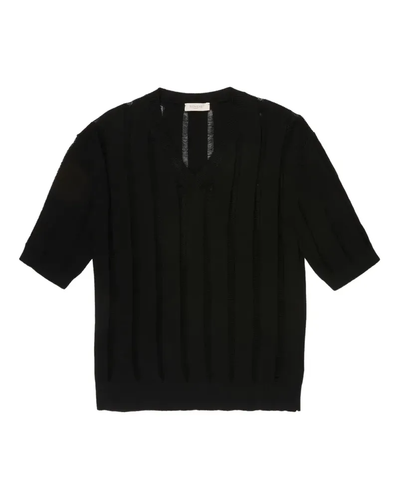 Slowear Zanone ribbed sweater - Schwarz Schwarz
