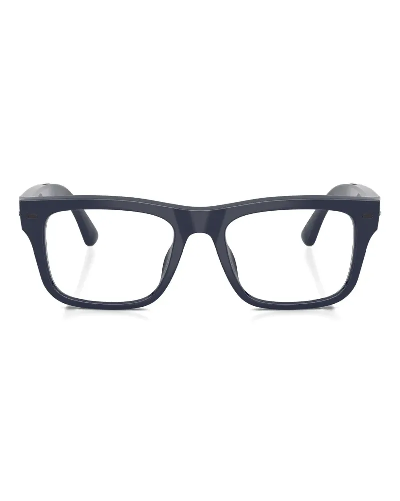 Nuance Brille mit eckigem Gestell - Blau Blau