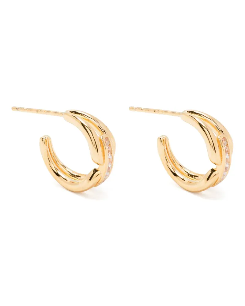 V JEWELLERY Rene Creolen - Gold Gold