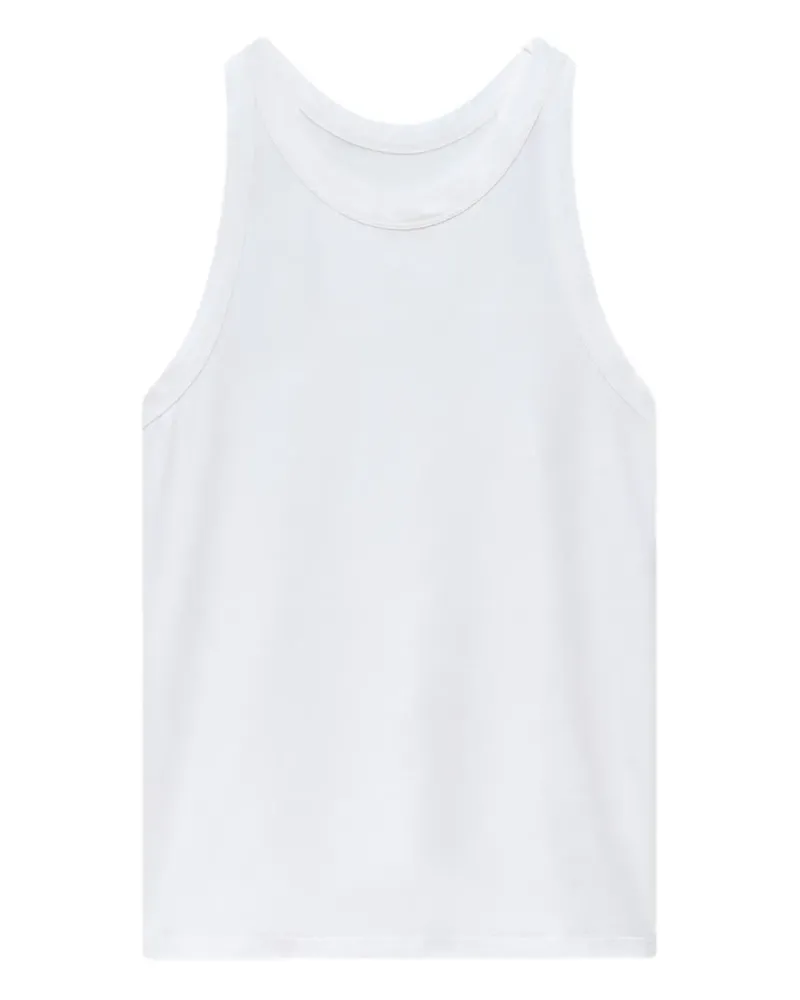Another Tomorrow Tanktop mit Racerback - Weiß Weiß