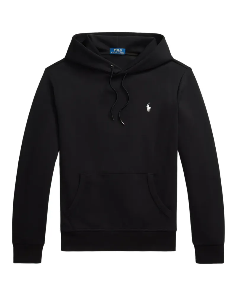 Ralph Lauren logo-embroidered drawstring hoodie - Schwarz Schwarz