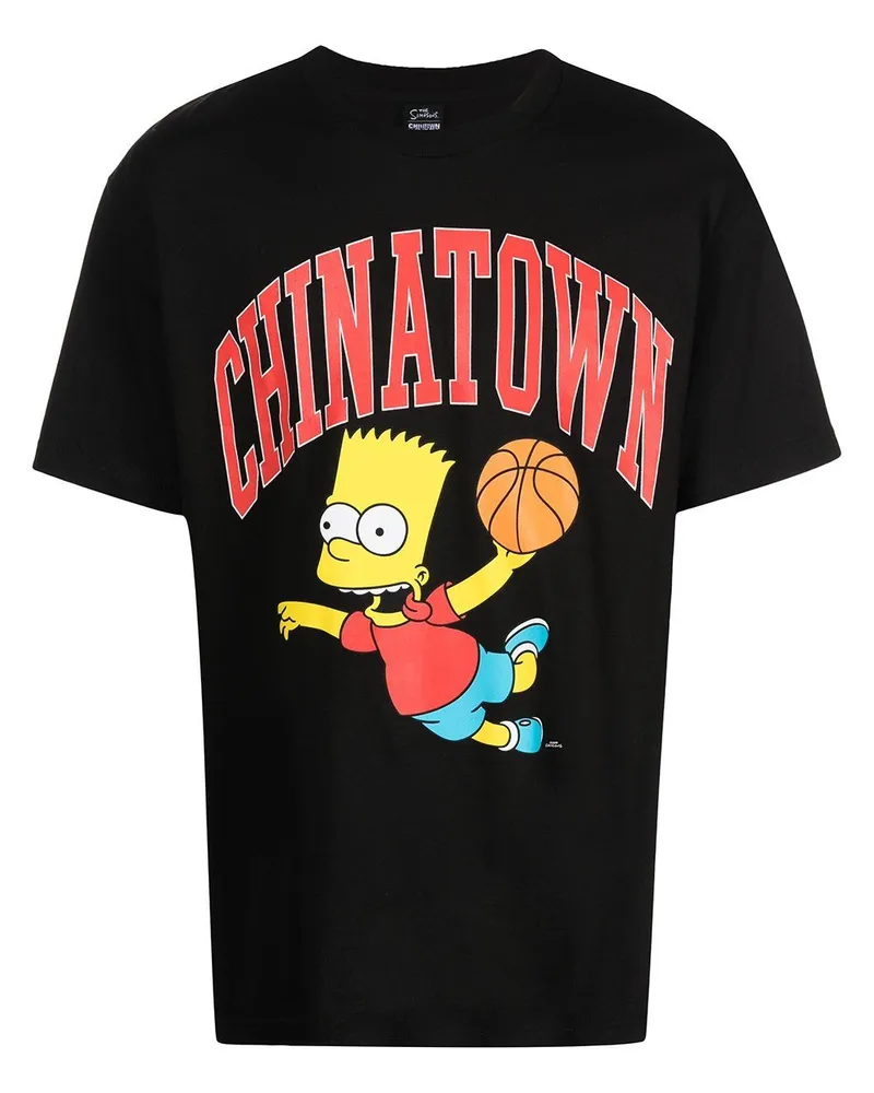 Market x The Simpsons Air Bart Arc T-Shirt Schwarz