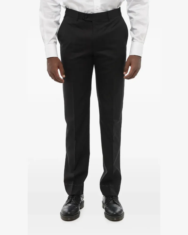Corneliani Mantua wool trousers - Schwarz Schwarz