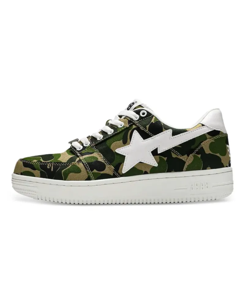 BAPE Bape Sta ABC camouflage-print sneakers - Grün Grün