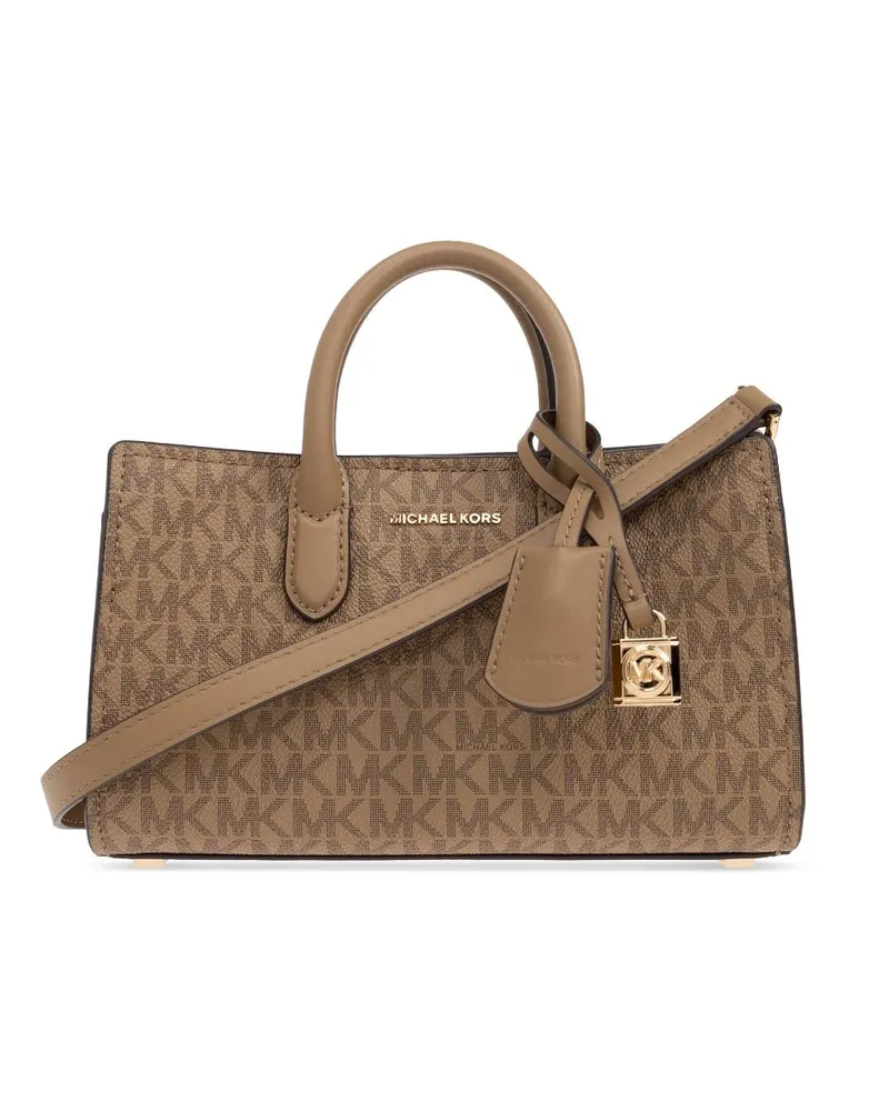 Michael Kors Kleine Scarlett Umhängetasche - Nude Nude