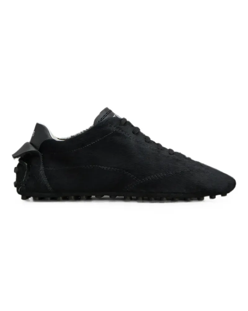 TOD'S Gommino Sneakers mit Pony-Effekt - Schwarz Schwarz