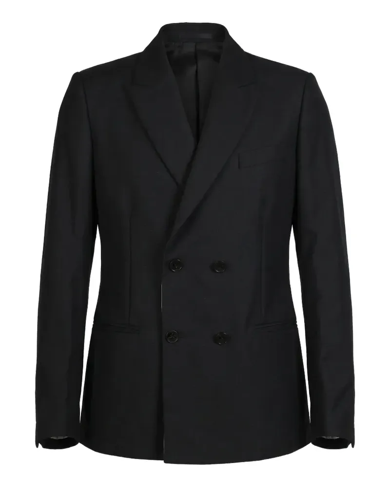 Valentino Garavani Doppelreihiges Sakko - Schwarz Schwarz