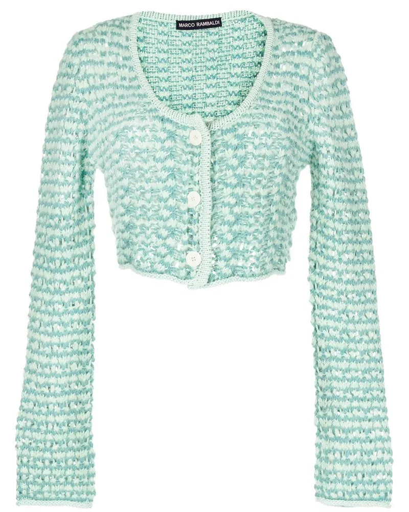 Marco Rambaldi Grob gestrickter Cardigan - Grün Grün