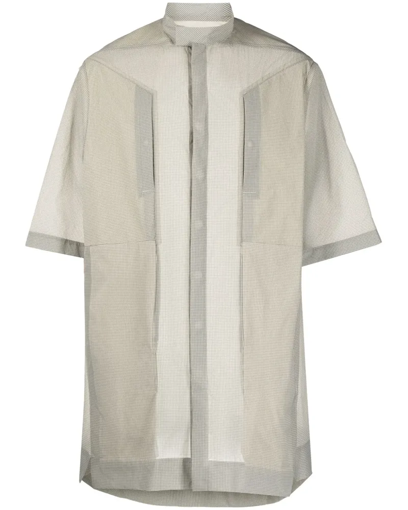 Rick Owens Semi-transparentes Hemd - Nude Nude