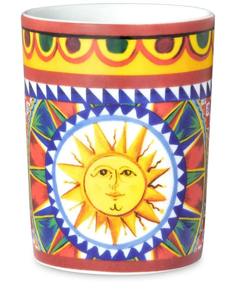 Dolce & Gabbana Carretto Siciliano Trinkglas - Gelb Gelb