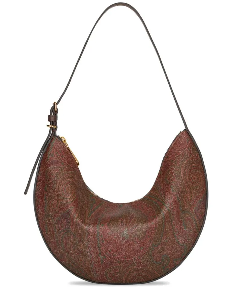 Etro Mittelgroße  Essential Schultertasche - Braun Braun