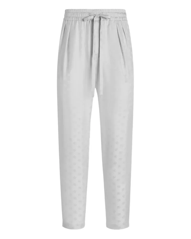 Dolce & Gabbana Hose mit Kordelzug - Grau Grau