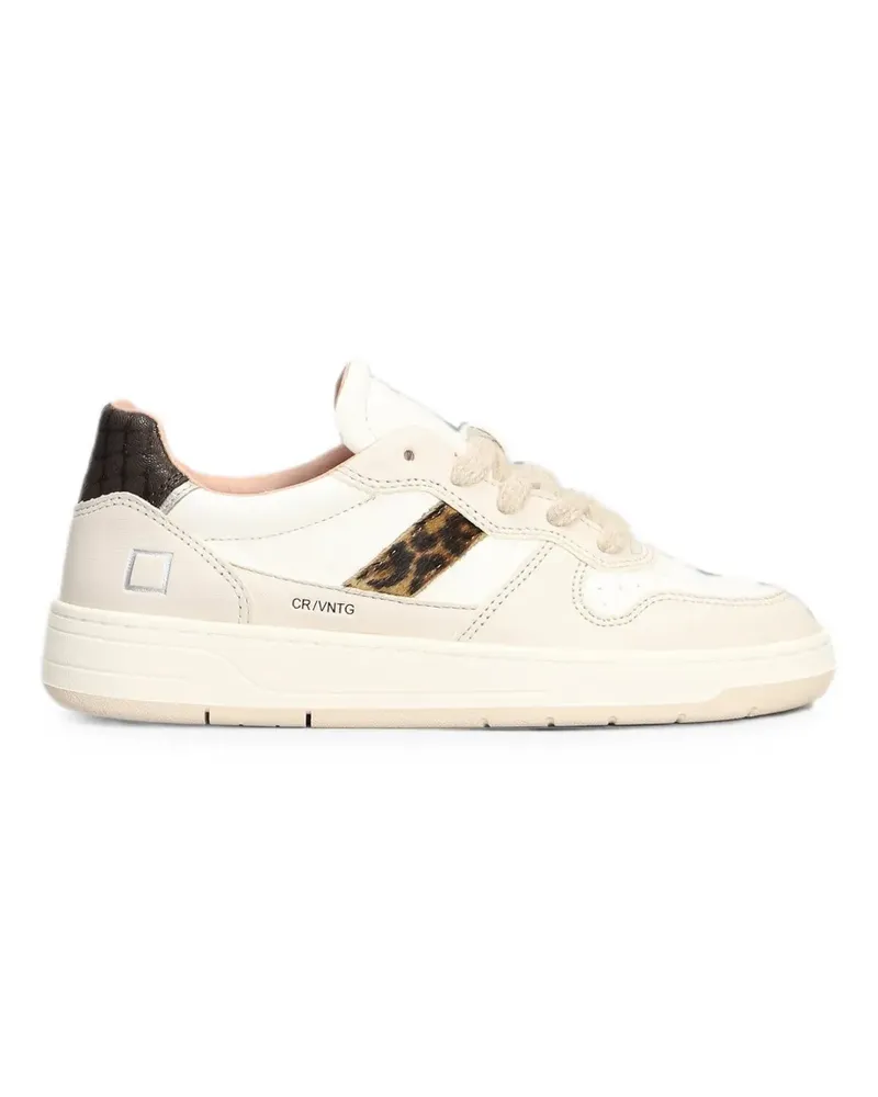 D.A.T.E. Court 2.0 leather sneakers - Nude Nude