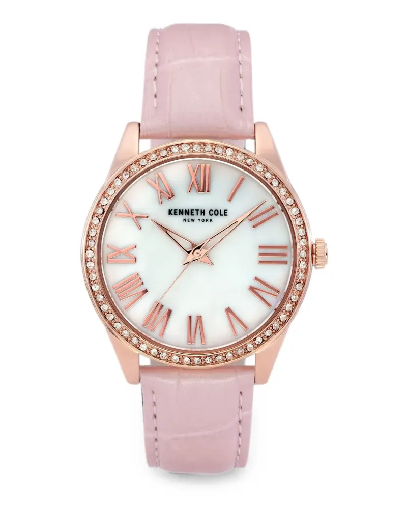 Kenneth Cole Runde Armbanduhr 39.5mm - Weiß Weiß