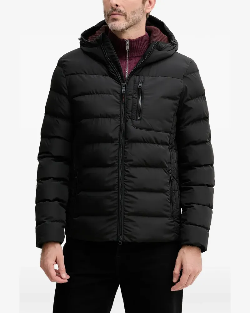 Geox Snake hooded zip-up jacket - Schwarz Schwarz