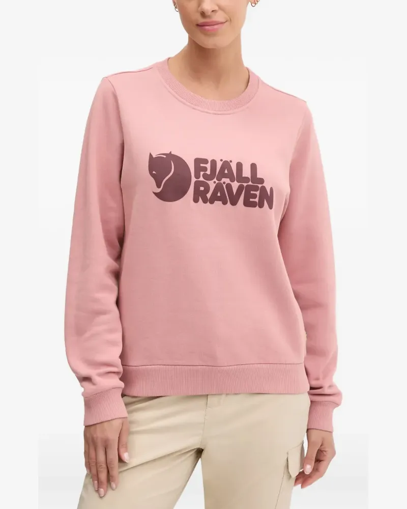 Fjäll Räven logo-print crew-neck sweatshirt - Rosa Rosa