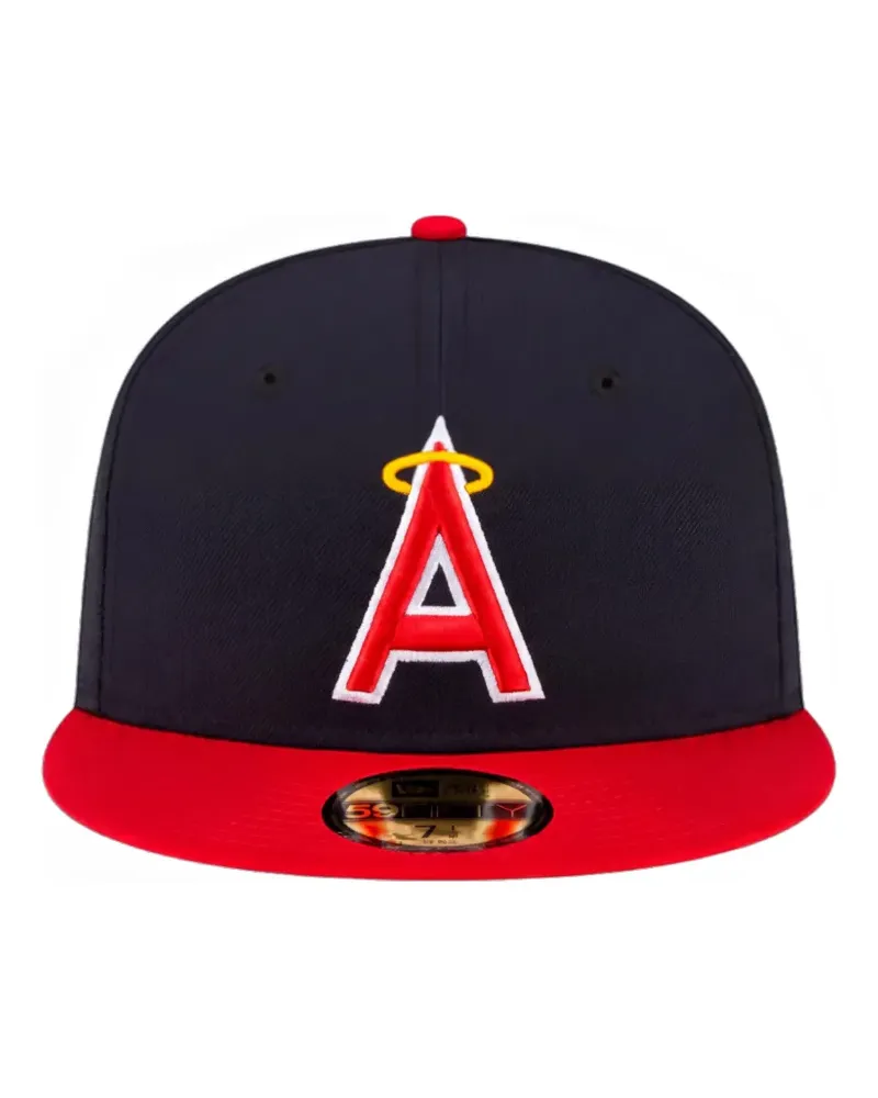 New Era 59FIFTY Los Angeles Angels Authentic Baseballkappe mit Logo - Blau Blau