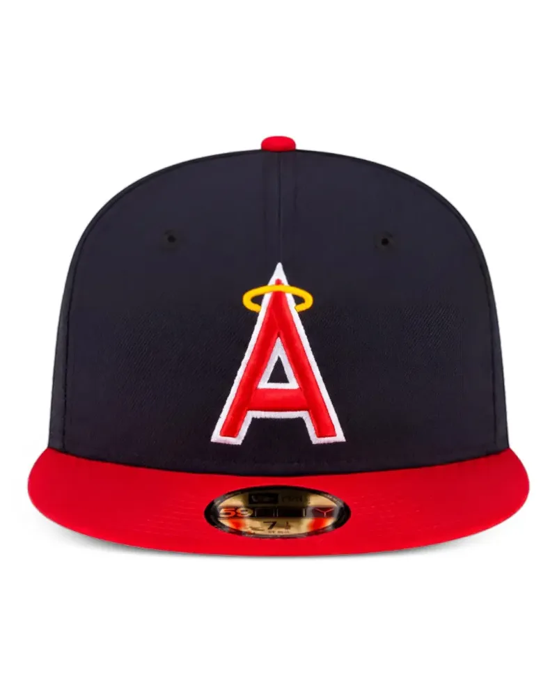New Era 59FIFTY Los Angeles Angels Authentic Baseballkappe mit Logo - Blau Blau